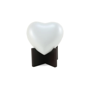 Arielle Heart Pearl White