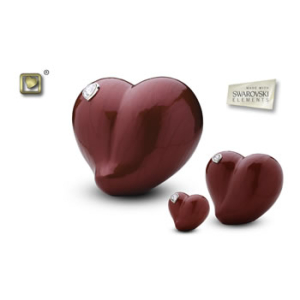 Love Heart Ruby Red - Medium