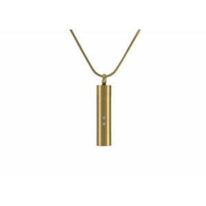 Bronze Cylinder with Cubic Zirconia's