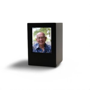 Photo Urn - Black Keepsake