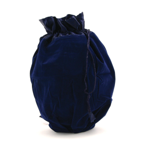 Sapphire Velvet Urn Bag - Large