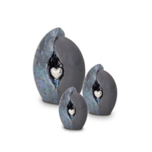 Encased Heart Midnight Small