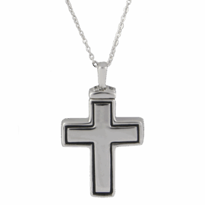 Large Cross Ash Pendant