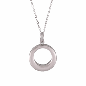Plain Circle Ash Pendant