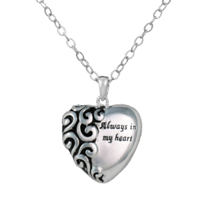 Always in my Heart Ash Pendant