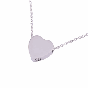 Plain Heart Ash Pendant