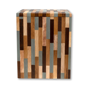 Tribute Mosaic Repurposed Wood Urn ? Tall - Image 3