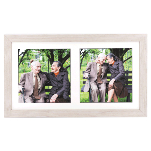 15? X 8? Dual Urn Frame LIGHT GREY OAK