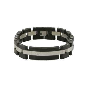 Cable Link Bracelet Onyx