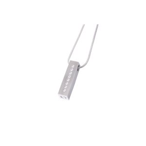 Diamante Rectangle Ash Pendant