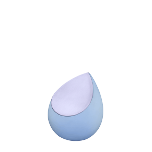 Drop Blue Brushed Pewter Keepsake