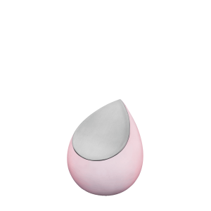 Drop Pink Brushed Pewter Keepsake