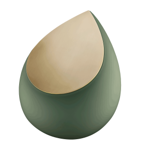 Drop Sage Green Brushed Gold Adult