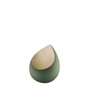 Drop Sage Green Brushed Gold Keepsake