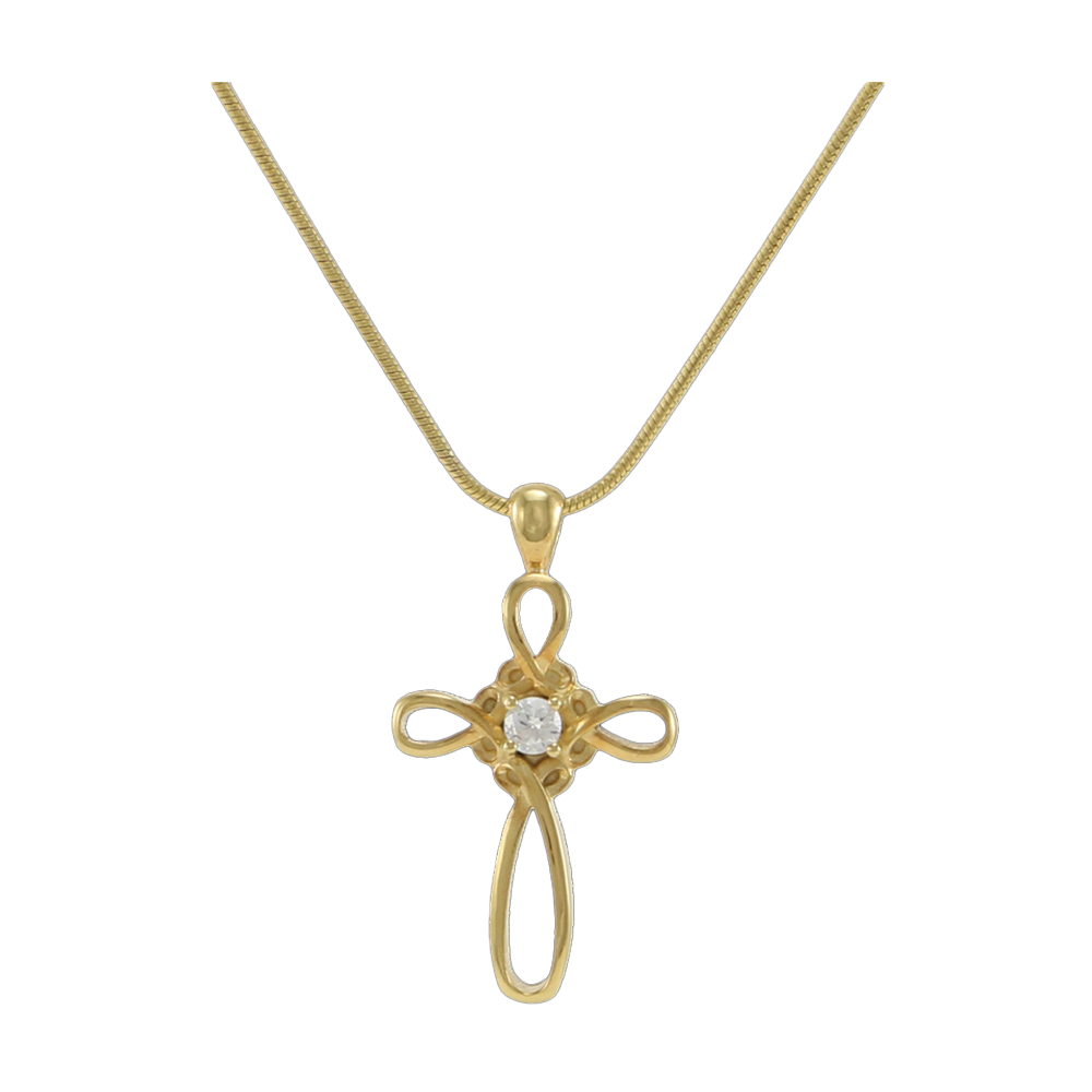 Infinity Cross Bronze