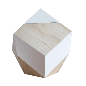 Premium White Wood Print