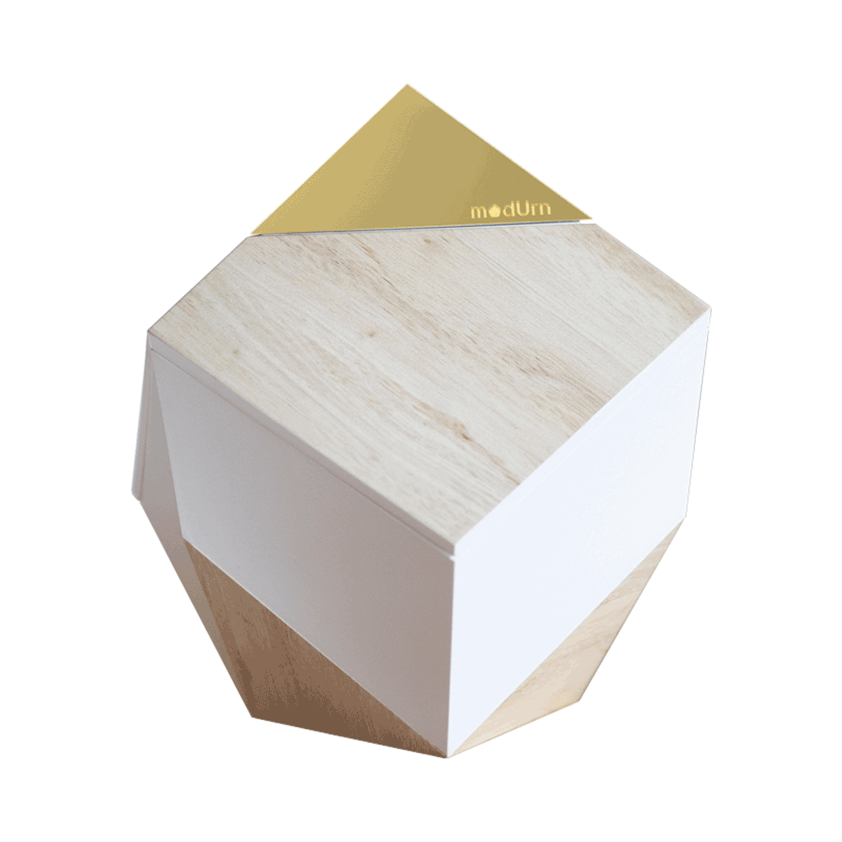 Premium White Wood Print Lux Top