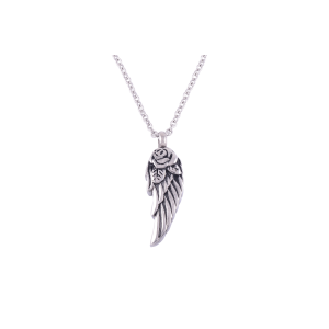 Single Angel Wing Ash Pendant