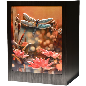 Dragonfly Sunset Urn