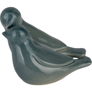 Whistling Birds Duo Blue Keepsake