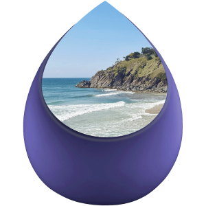 Drop Beach UV Navy / Brushed Pewter Adult