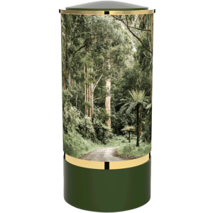 Cylinder Rainforest Sage Green / Gloss Gold Adult
