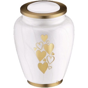 Serenity Hearts Pearl Keepsake